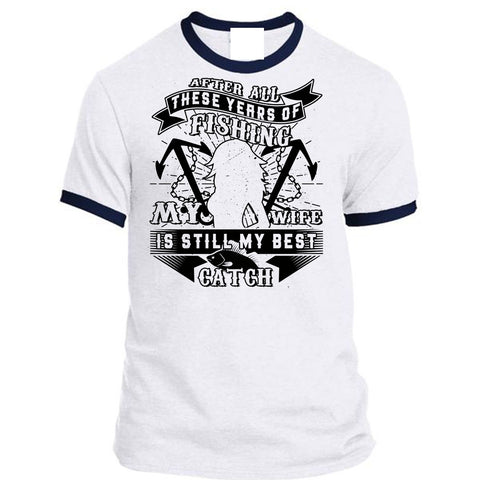 A black t-shirt with the shopify logo