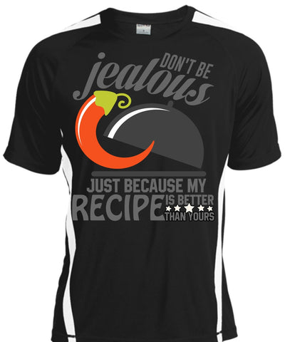 A black t-shirt with the shopify logo