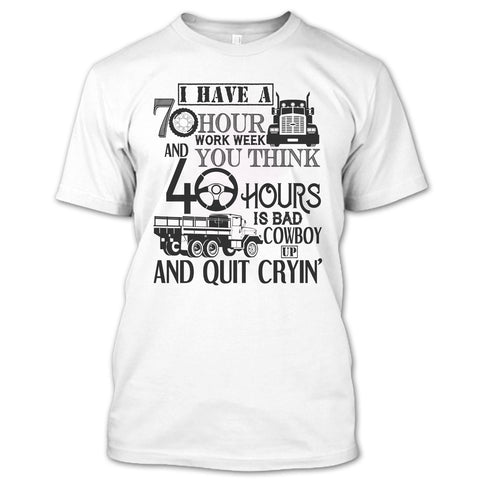 A black t-shirt with the shopify logo