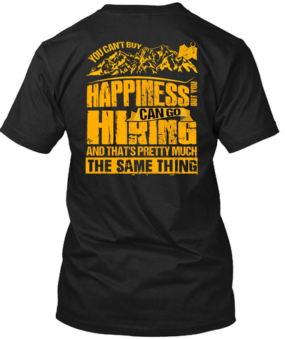 A black t-shirt with the shopify logo