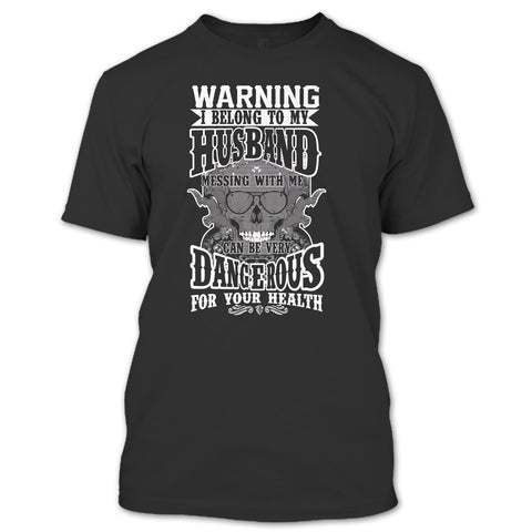 A black t-shirt with the shopify logo