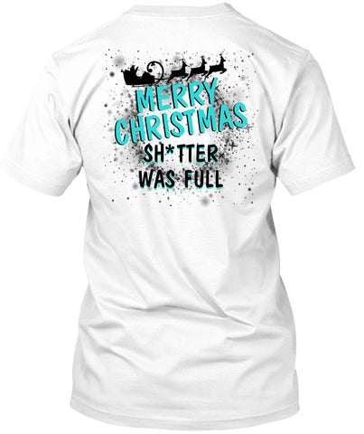 A black t-shirt with the shopify logo