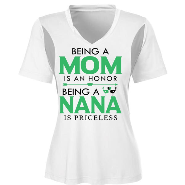 Being A Mom Is An Honor T Shirt, Being A Nana Is Priceless T Shirt, Family T Shirt
