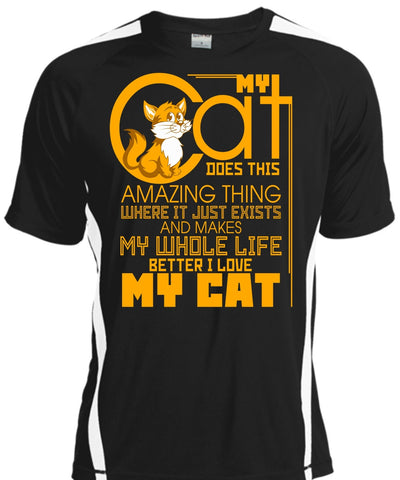 A black t-shirt with the shopify logo