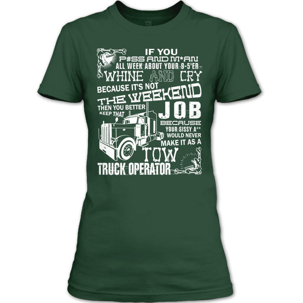Tow Truck Operator T Shirt, Coolest Truck Operator T Shirt