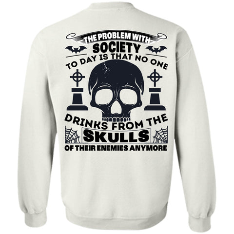 A black t-shirt with the shopify logo