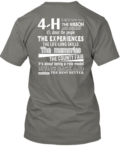Being A Role Model Giving Back T Shirt, The Memories The County Fair T Shirt