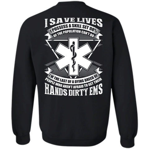 A black t-shirt with the shopify logo