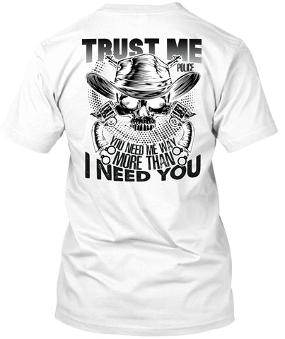 A black t-shirt with the shopify logo