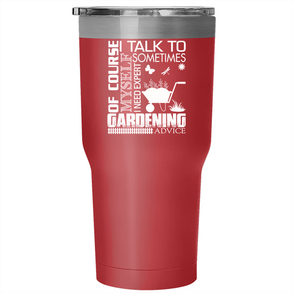 I Love Gardening Tumbler 30 oz Stainless Steel, Cute Gift For Gardener Travel Mug