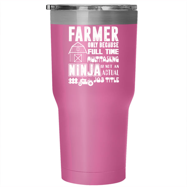 Farmer  Tumbler 30 oz Stainless Steel, Cool Gift For Farmer Travel Mug