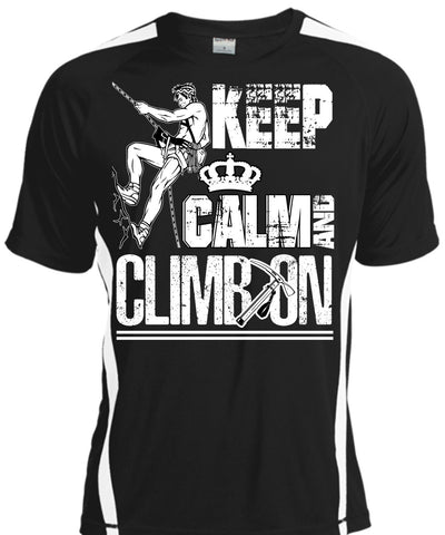 A black t-shirt with the shopify logo