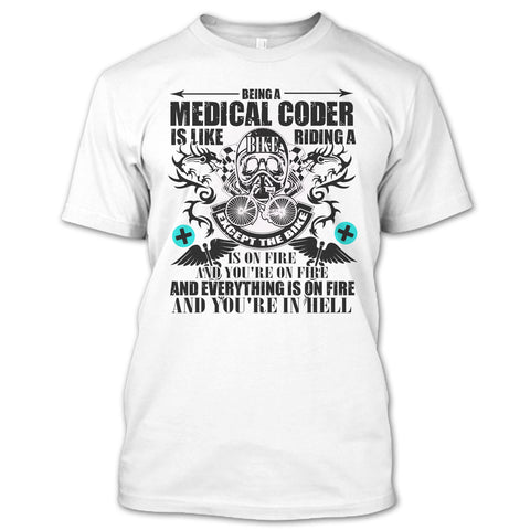 A black t-shirt with the shopify logo