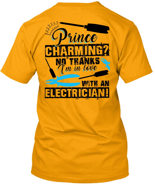 I'm In Love With An Electrician T Shirt, I Love Electrician T Shirt