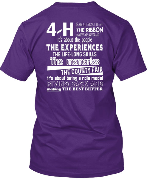 Being A Role Model Giving Back T Shirt, The Memories The County Fair T Shirt