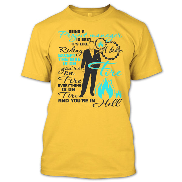 Being A Project Manager T Shirt, Coolest Project Manager T Shirt