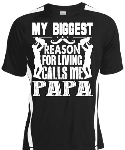 A black t-shirt with the shopify logo