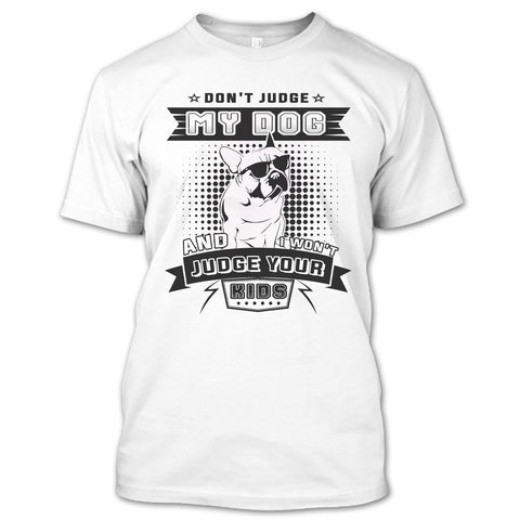 A black t-shirt with the shopify logo