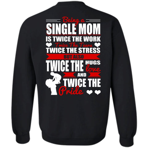 A black t-shirt with the shopify logo