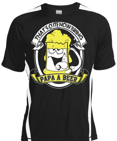 A black t-shirt with the shopify logo