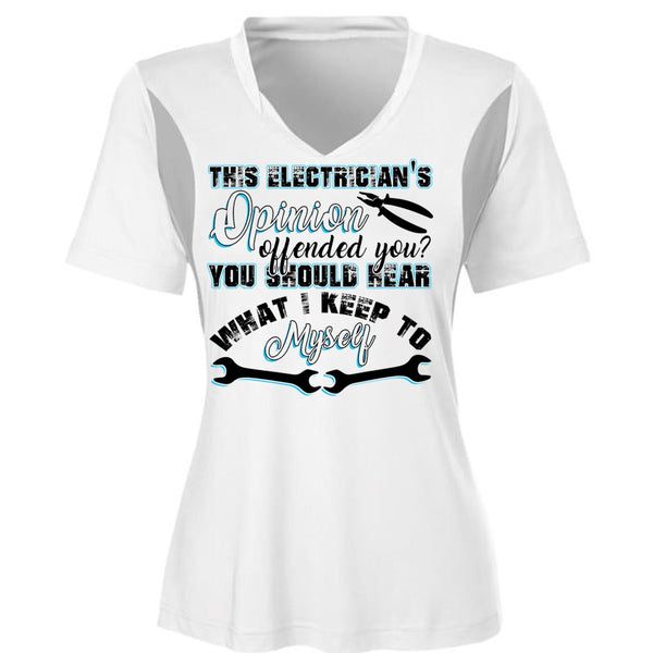 This Electrician's Opinion Offended You T Shirt, I Love Electrician T Shirt, Awesome T-Shirts