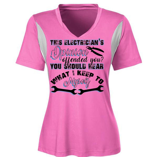 This Electrician's Opinion Offended You T Shirt, I Love Electrician T Shirt, Awesome T-Shirts