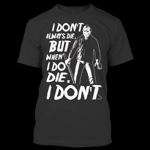 A black t-shirt with the shopify logo