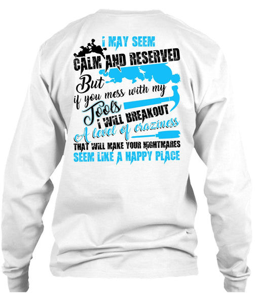 You Mess With My Tools T Shirt, I Love Electrician T Shirt