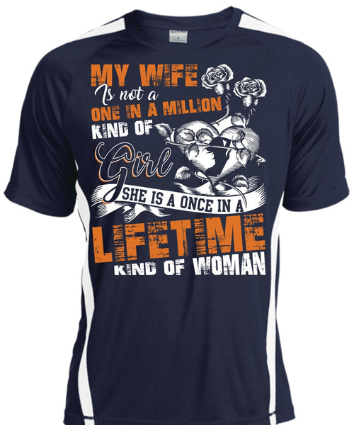 My Wife Is Not A One In A Million Kind Of Girl T Shirt, I Love Wife T Shirt, Cool Shirt