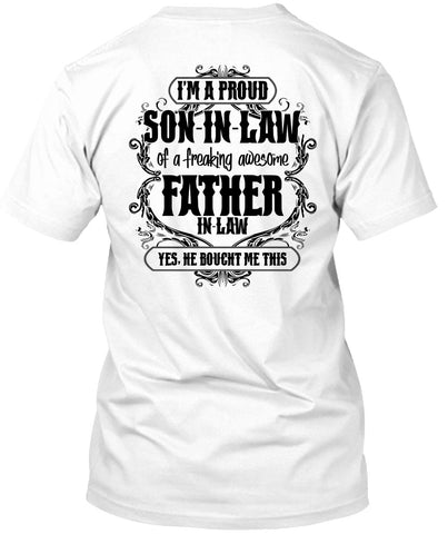 A black t-shirt with the shopify logo