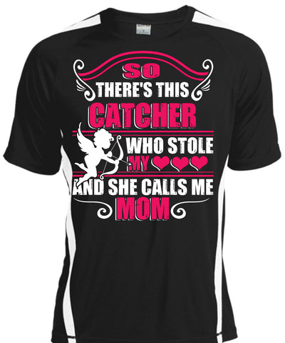 A black t-shirt with the shopify logo