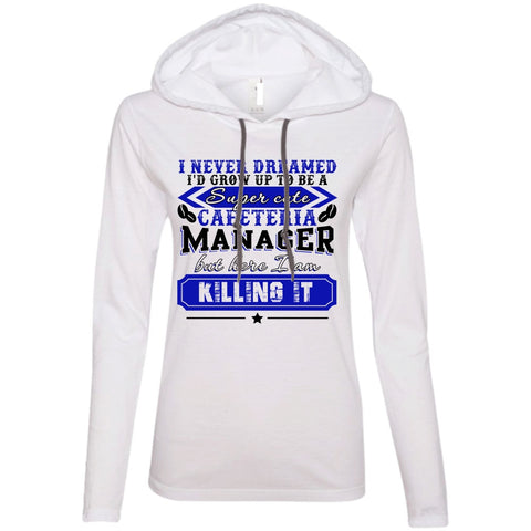 A black t-shirt with the shopify logo