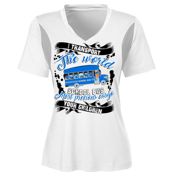 I Transport The World School Bus T Shirt, I Love Bus T Shirt, Awesome T-Shirts