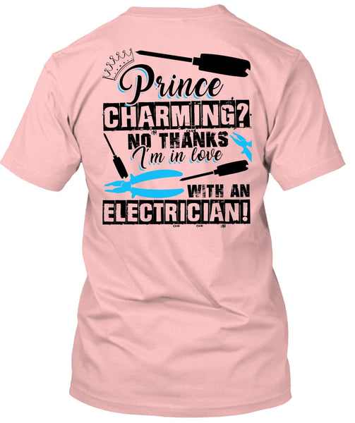 I'm In Love With An Electrician T Shirt, I Love Electrician T Shirt