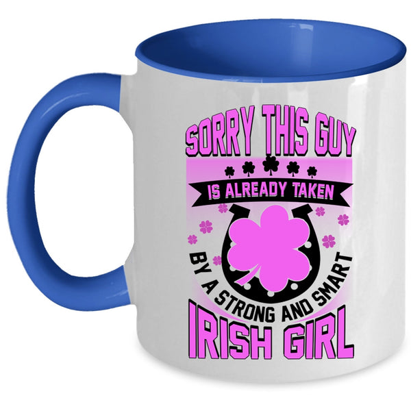 Cool Husband Coffee Mug, Taken By A Strong And Smart Irish Girl Accent Mug