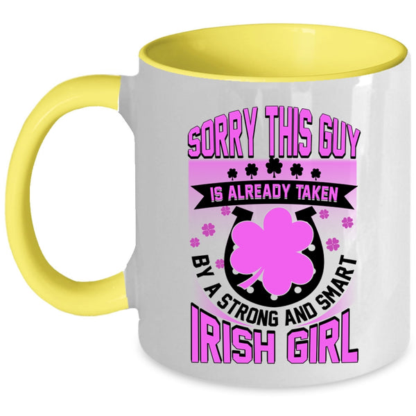 Cool Husband Coffee Mug, Taken By A Strong And Smart Irish Girl Accent Mug