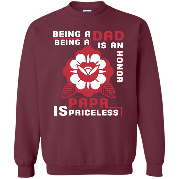 Being A Papa Is Priceless T Shirt, Coolest Papa Sweatshirt
