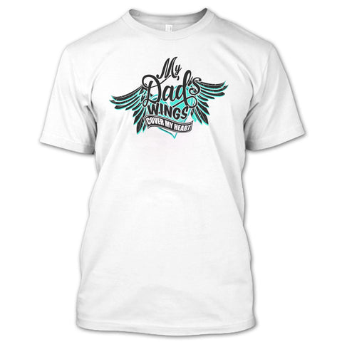 A black t-shirt with the shopify logo