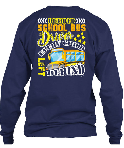 Retired School Bus Driver T Shirt, I Love Bus T Shirt