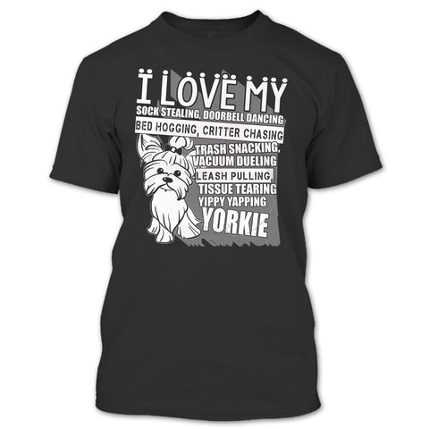 A black t-shirt with the shopify logo