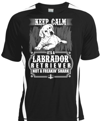 A black t-shirt with the shopify logo