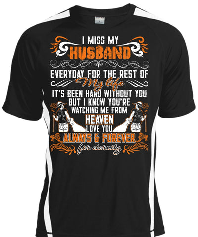 A black t-shirt with the shopify logo