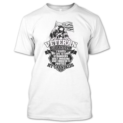 A black t-shirt with the shopify logo