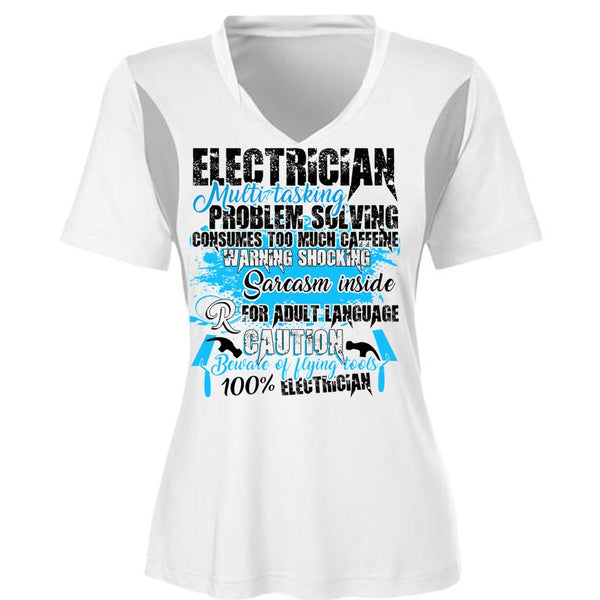 Electrician Multitasking T Shirt, I Love Electrician T Shirt, Awesome T-Shirts