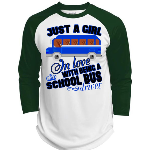 Being A School Bus Driver T Shirt, I Love Bus T Shirt, Awesome T-Shirts  (Polyester Game Baseball Jersey)