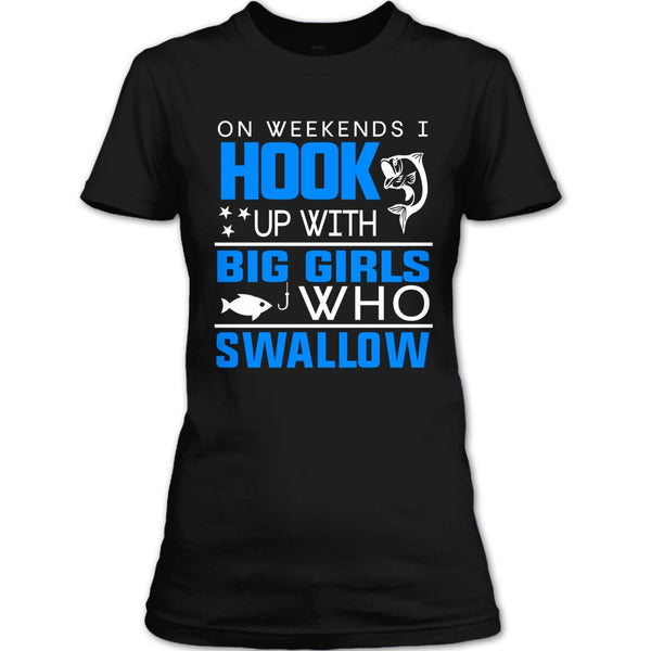 A black t-shirt with the shopify logo