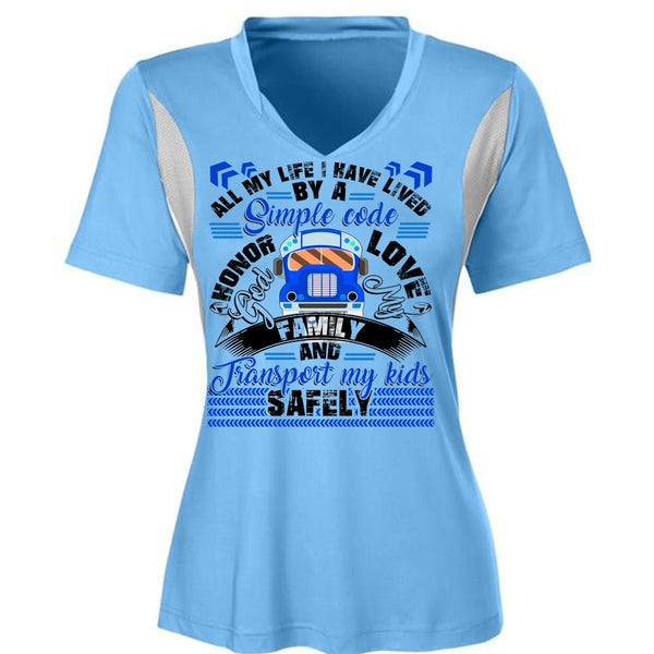 God My Family T Shirt, Transport My Kids Safely T Shirt, Awesome T-Shirts