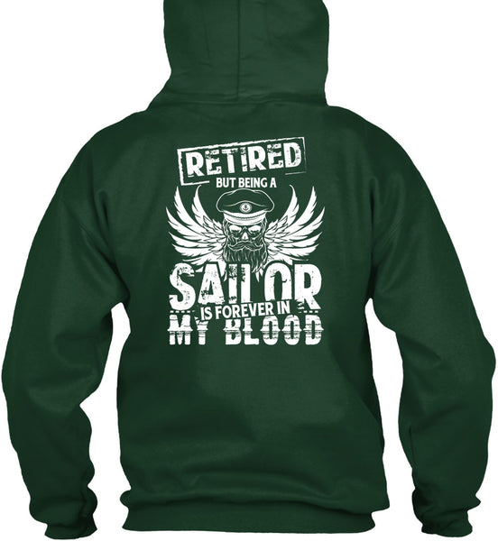 Being A Sailor Is Forever In My Blood T Shirt, I Love Beach T Shirt