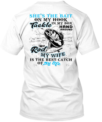 A black t-shirt with the shopify logo