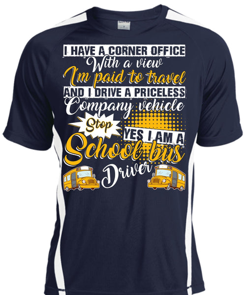I Am A School Bus Driver T Shirt, I'm Paid To Travel T Shirt, Cool Shirt